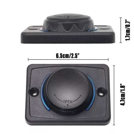 Dual QC3.0 USB Port Car Fast Charger 3.1A 12/24V Socket Power Outlet Panel Caravan RV