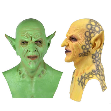 Fallen Angel Lie Game Dark Devil Halloween Horro Mask Costume Vendetta Party Props Random color