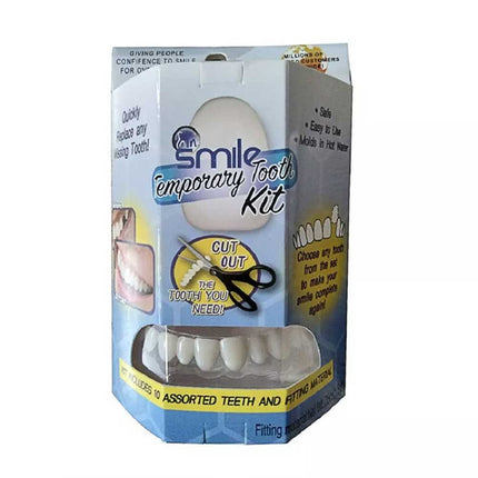 3 Pack Temporary Upper Flex Teeth for Smile Appearance