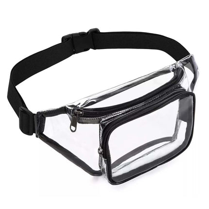 Clear Waterproof Adjustable Waist Fanny Pack for Men & Women