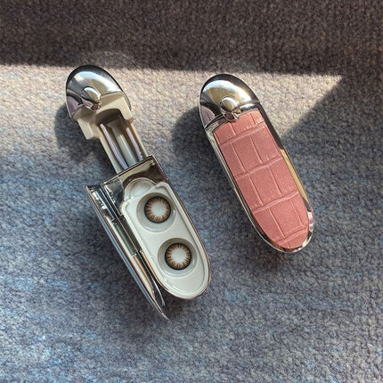 1X Random Contact Lens Storage Case Portable Contact Lens Storage Box For Outdoor Travel