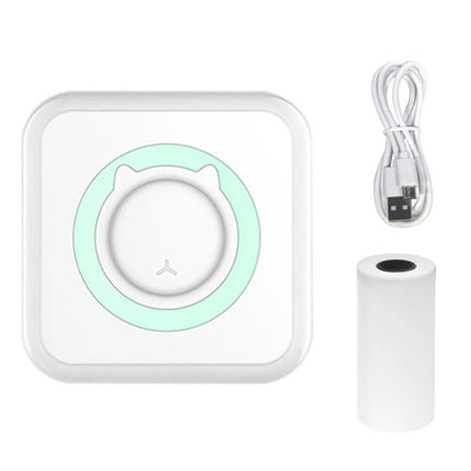 Mini Bluetooth Inkless Thermal Printer, Portable Photo & Label Maker with Paper Rolls
