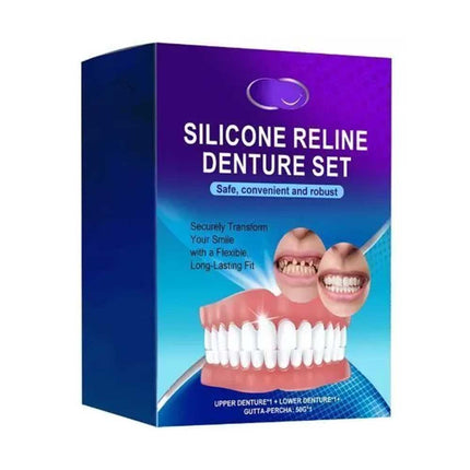 Temporary Silicone Denture Reline Set for Added Comfort