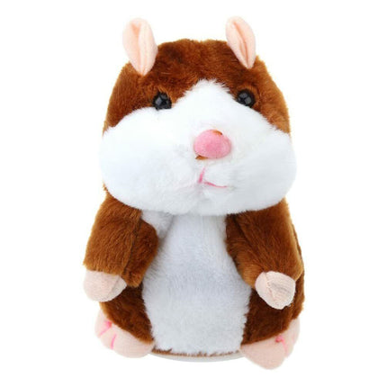 16CM Talking Hamster Plush Toy Repeats What You Say Mimicry Pet Toy