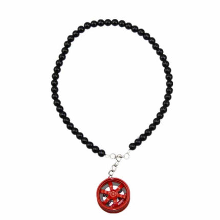 Car Pendant Decoration Metal Hanging Auto Interior Wheel Hub Rear View Mirror