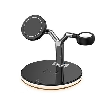 3‑in‑1 Wireless Charging Dock Station, Multi‑Device Wireless Charger for Smart Watch & Mobile Phone