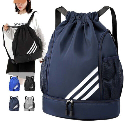 Basketball Backpack Drawstring Sports Bag Men Women Yoga Fitness Gym Bag
