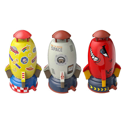 Rocket Launcher Space Rocket Jet Sprinkler Summer Water Play Toys for Child Kids