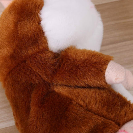 16CM Talking Hamster Plush Toy Repeats What You Say Mimicry Pet Toy
