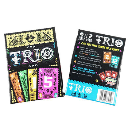 Trio Family Card Game Party Favorite for 3-6 Players