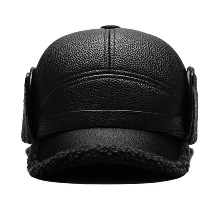 Winter Warm Baseball Cap with Ear Protection - Thickened Earflaps Style for Men