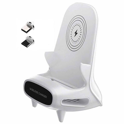 Multifunctional Wireless Fast Charging Station Portable Mini Chair For All Phone