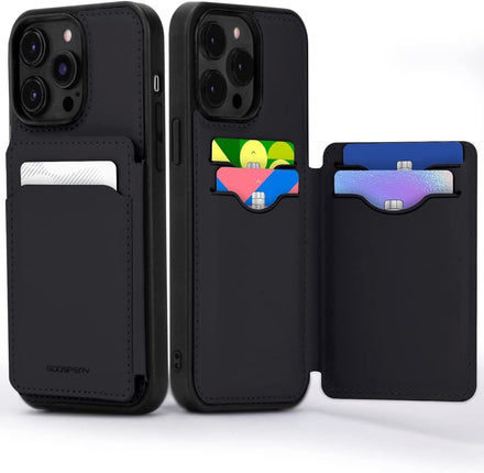 Goospery Balance Fit5 Card Case for iPhone 14 series Case Ultra Slim PU Leather