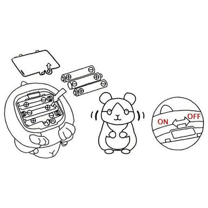 16CM Talking Hamster Plush Toy Repeats What You Say Mimicry Pet Toy