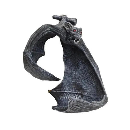 Bat Wall Tealight Holder Halloween Candlestick Bat Statue Garden Hanging