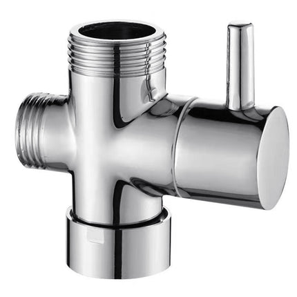 3 Ways Copper 1/2 Showe-r Fauce-t Water Splitter Valve Diverter Nozzle Adapter