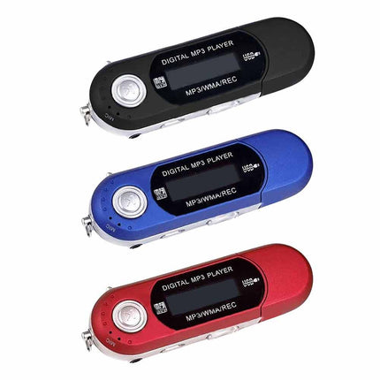 4G 8G Portable USB MP3 Music Player w/ Digital LCD Screen FM Radio Rechargeable