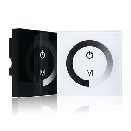 12V-24V Touch Panel LED Light Lamp Dimmer Smart Controller Wall Mounted Switch