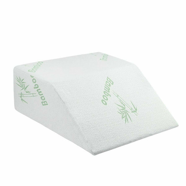 Wedge Elevation Pillow Cool Gel Memory Foam Leg Raiser Support Cushion