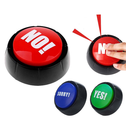 Bullshit No Sorry Yes Sound Talking Button Home Party Funny Gag Toy AU