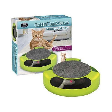 Motion Kitten Cat Toy Catch The Mouse Chase Interactive Cat Training Scratchpad