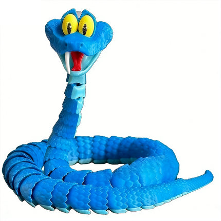 45CM 3D Printed Snake Sipper Action Figure, Collectible Character Toy, Kids Gift, Functional Sipper Figurine