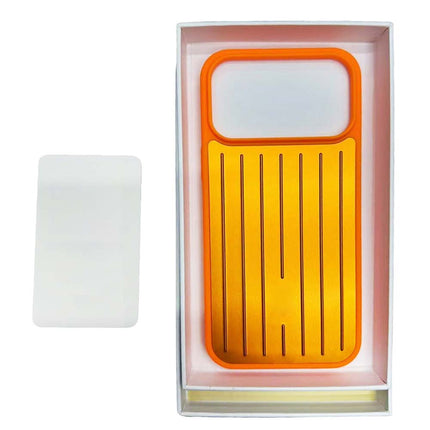 New Orange Aluminum Metal Case For iPhone 17 Pro Max Shockproof Protective Cover