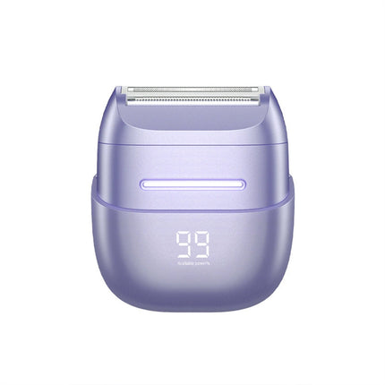 Waterproof Electric Lady Shaver, Dual-Blade Razor for Sensitive Skin with LED USB