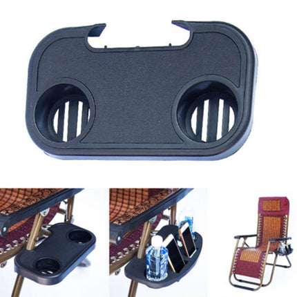 Camping Lounge Chair Cup Holder Beach Garden Camping Storage Holders Drink Rack