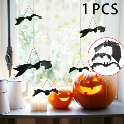 24CM Halloween Hanging Bat Decorations Party Ornament Trick Joke Gag Pendant