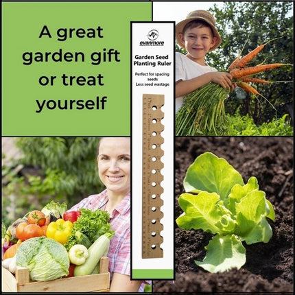 Planting Ruler Garden Line Wooden Sowing Tool Plant Seed Spacer for Vegetables