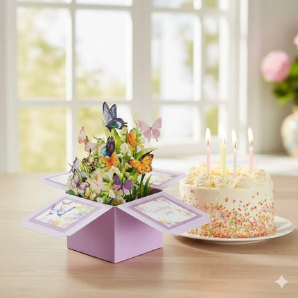 3D Pop Up Birthday Card | Thoughtful Greeting Card for Mum, Wife, Daughter & Niece