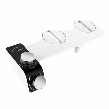 Hygiene Toilet Bidet Water Wash Clean Unisex Seat Attachment Sprayer Dual Nozzle