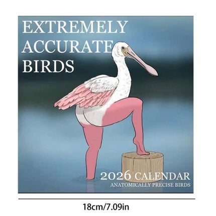 2026 Bird Calendar Extremely Accurate Date & Stunning Avian Illustrations