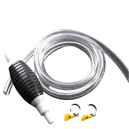 1M Car Manual Water Oil Liquid Petrol Fuel Transfer Pump Siphon-Pipe Hose too