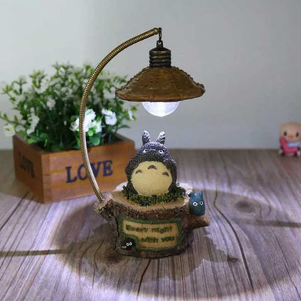 JP Anime Totoro Cute Cartoon Desk Lamp Night Light Lantern Gift Toy Figure