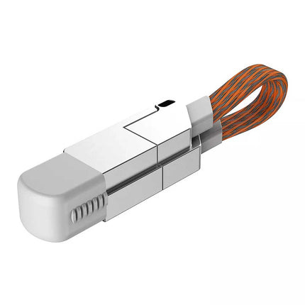 PD 60W Multi USB QC Fast Charging Cable 4in1 Type-C to Type C For iPhone Andriod