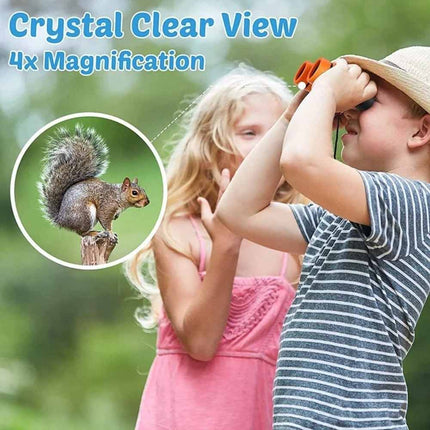 4X30 Binoculars Lightweight Adjustable Toy Gift for Bird Watching Outdoor Activities Random Colour