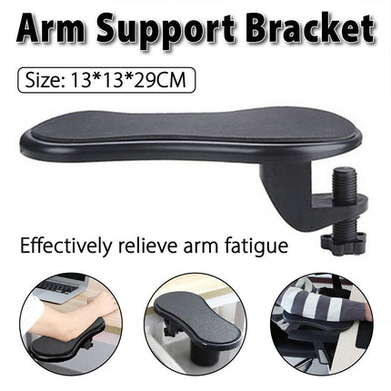 180° Rotating Leather Mouse Wrist Rest Pad, Anti-Fatigue Desk Arm Support