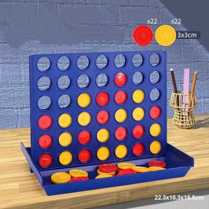 Large Connect Four In A Row 4 In A Line Board Game Kids Children Educational Toy