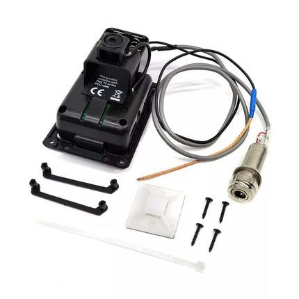 4-Band 301 EQ Equalizer Acoustic Guitar Piezo Pickup Preamp Tuner LCD Tuner
