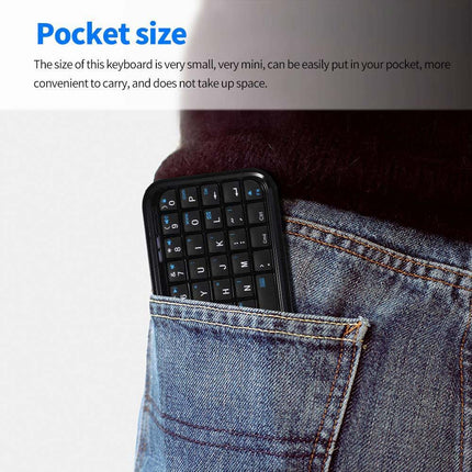 Portable Mini Bluetooth Keyboard Universal Wireless External Bluetooth Keyboard