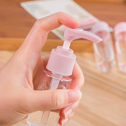 7 PCs Travel Cosmetic Dispenser Spray Bottle Cosmetic Kit For Tour Refillable