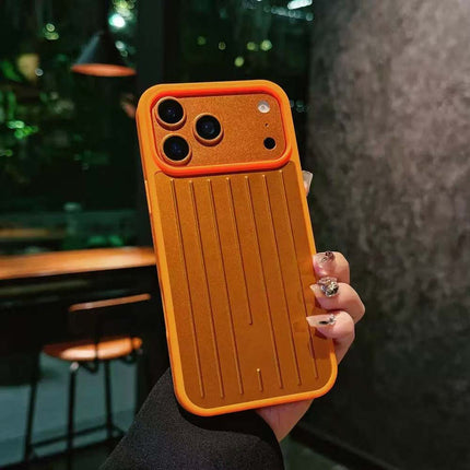 New Orange Aluminum Metal Case For iPhone 15 Pro Max Shockproof Protective Cover