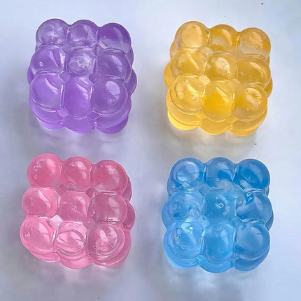 Cube Slow Rebound Squishy Squeeze Toy, Portable Stress Relief Fidget Toy