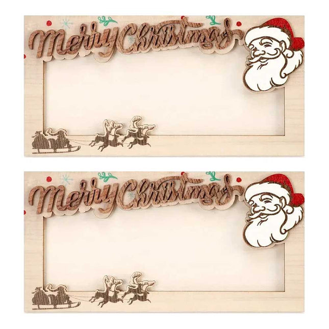 2pcs Assorted Cute Christmas Money Gift Wallets with Envelopes (Random Designs)