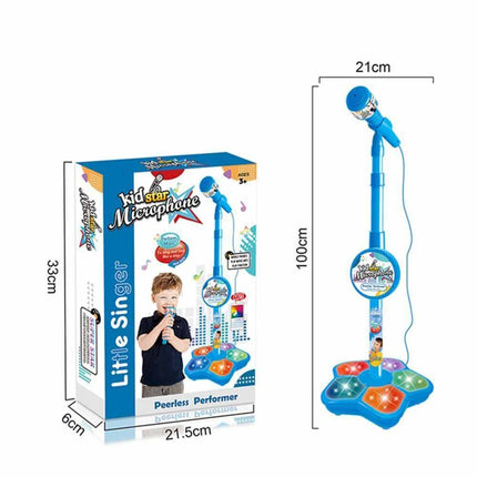 Kids Microphone With Stand Karaoke Song Music Instrument Toys Birthday Gift