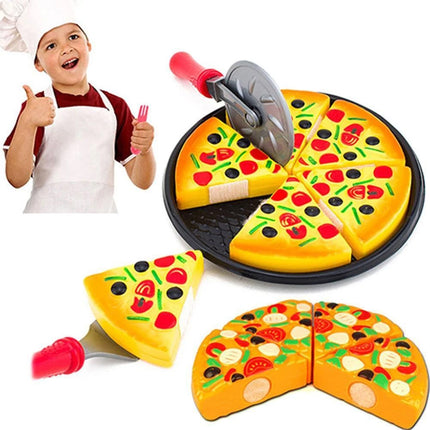 Simulation Pizza Pretend Play Food Toy, Kids Kitchen Playset (No Tray)