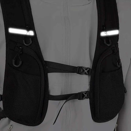 Cycling Running Vest Reflective Hydration Vest Lightweight Hydration Backpack