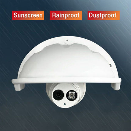 Outdoor CCTV Security Camera Rain Cover Protector Sun Shade for Home Dome Cam